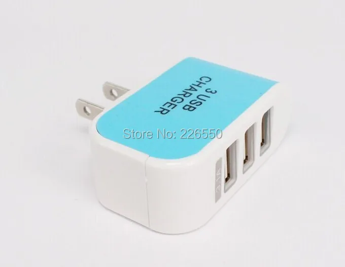 Hopeboth Новое поступление 3 usb порта 3.1A usb AC us настенное зарядное устройство для samsung s3 s4 note 2 3 для blackberry для iphone 4 5 6