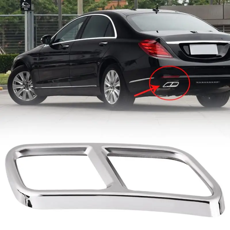 1 пара накладка на заднюю выхлопную трубу для Mercedes Benz GL X166 13-15 S R Class W222 W251 10-17 |