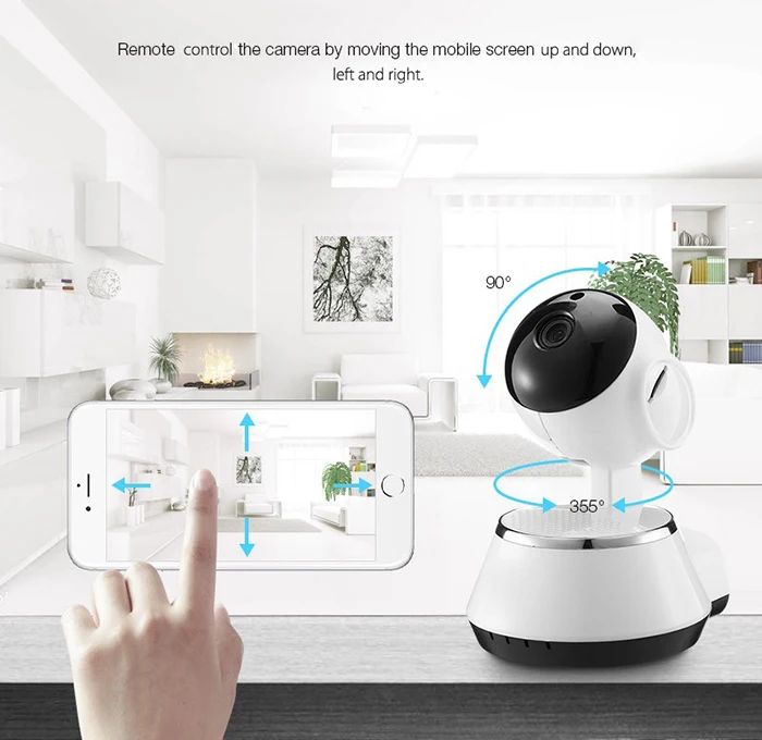 

Saful Wifi HD 720P Wireless IP Camera Baby Monitor Support APP Remote Control IR-Cut Surveillance camera home security IP camera