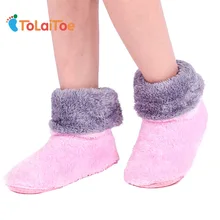 ToLaiToe Free Shipping Home Soft Plush Home Shoes Slippers Coral Fleece Indoor Floor Sock Indoor Slipper