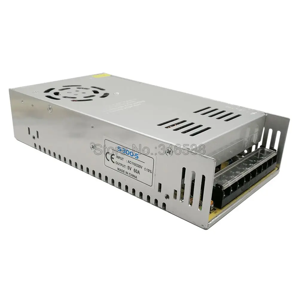 5V Regulated Switching Power Supply 5A 10A 20A 30A 40A 60A AC110V / 220V to DC5V Power Supply Unit 5 Volt Power Driver-5