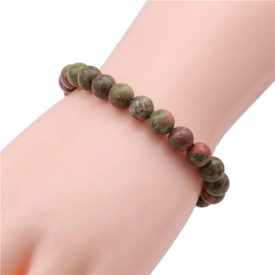 Chakra Beaded Bracelet Men 8mm Natural Stone Lava Rock Tiger Eye Black Onyx Matte Healing Beads Stretch Charm Yoga Women Jewelry