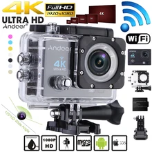 Andoer Q3H " ультра-hd ЖК-дисплей 1080P 4K экшн Камера Wi-Fi 16MP 170 широкоугольный объектив с фокусным расстоянием спортивная видеокамера для подводной съемки с Водонепроницаемый чехол для видеокамеры