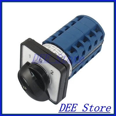 

Electric 3 Position 20 Terminals Rotary Cam Changeover Switch 660V 20A