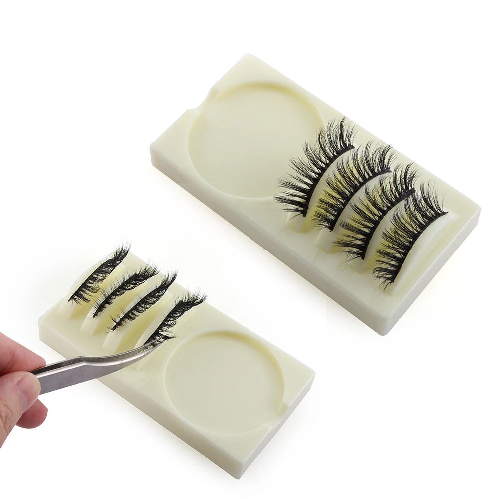 1 Pcs Professional False Eyelashes Stand Pad Pallet Lashes Holder