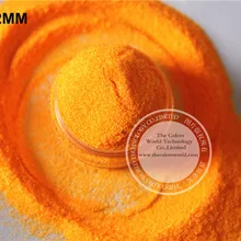 TCF504 неоновые оранжевые цвета 0,2 мм Размер устойчив к растворителям блеск для пилка для ногтей или другого DIY украшения