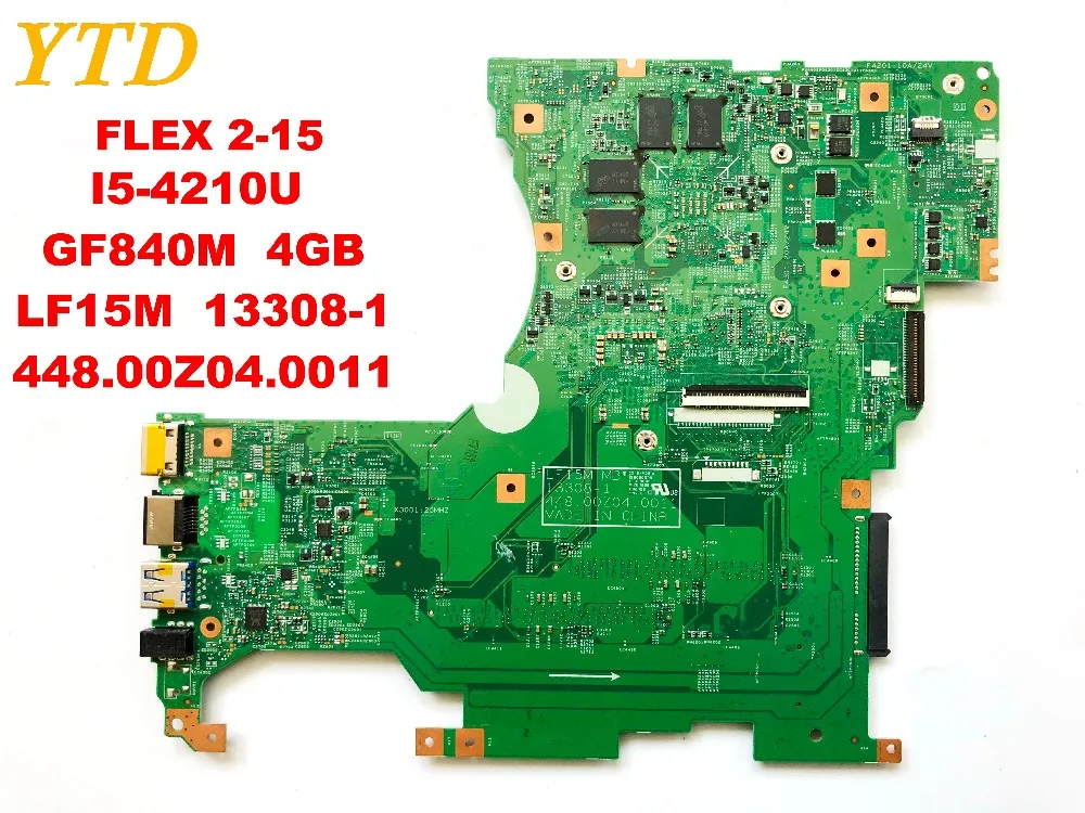  Original for Lenovo FLEX 2-15 laptop motherboard I5-4210U GF840M 4GB LF15M 13308-1 448.00Z04.0011 P