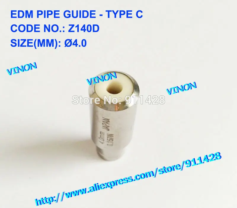 Drill EDM Ceramic Pipe Guide 0.10 mm Type A