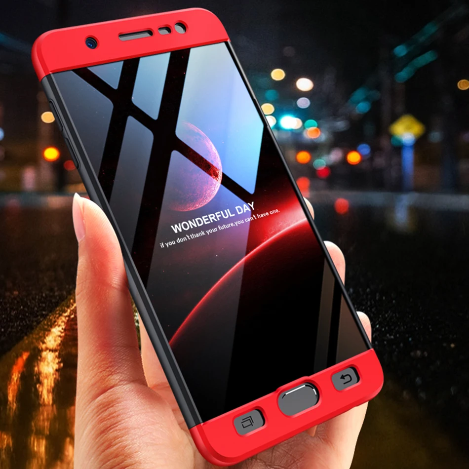 CCDZ luxury 360 full Protective Hard Cases For Samsung Galaxy J7 Max Three-In-One cover Full j7 phone cases |