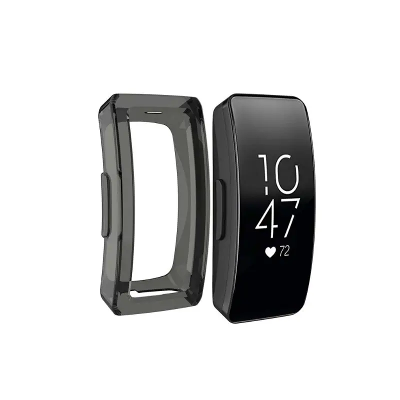 

BSIDE Ultra-thin Soft Clear TPU Protection Silicone Case Skin Cover For Inspire / Inspire HR Watch 2019 NEW