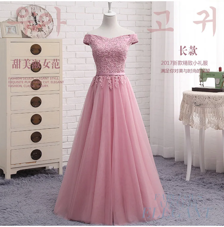 

Ensotek Women Ladies Slash Neck Long Lace Party Dress fro Pageant Wedding Bridal Summer Dress Maix Dress Prom Evening Gowns