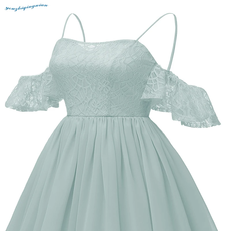 2018The new fall collection comes with a seven-point sleeve and blue-gray high-end dress for parties and weddings. Dresses