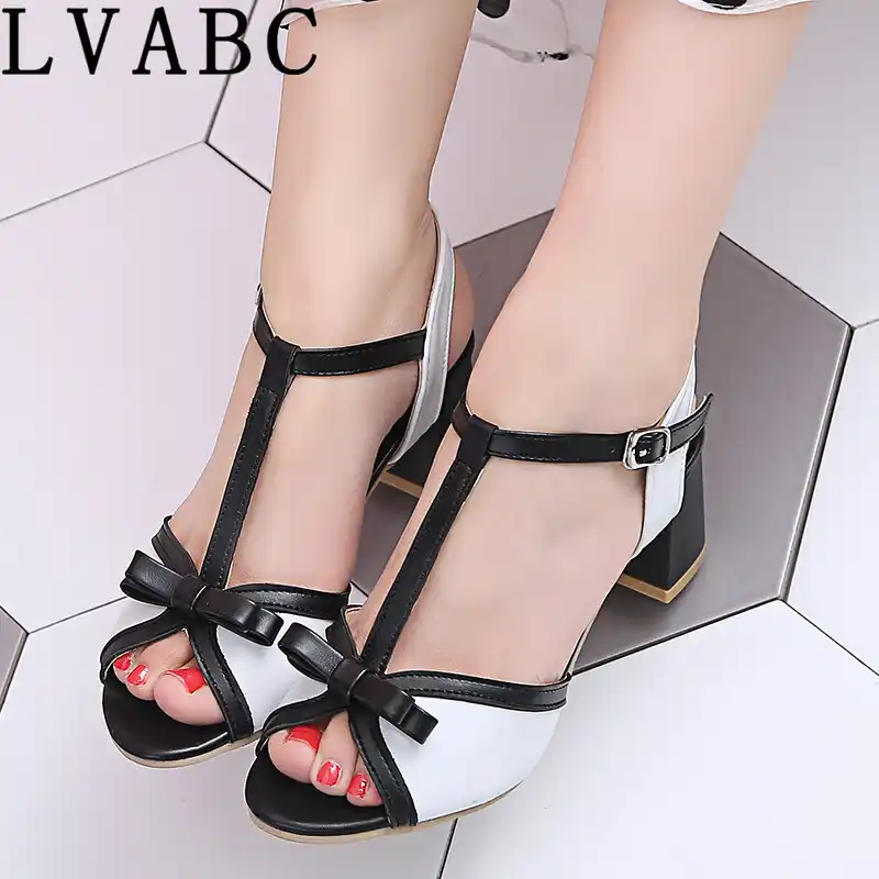womens black and white dress sandals