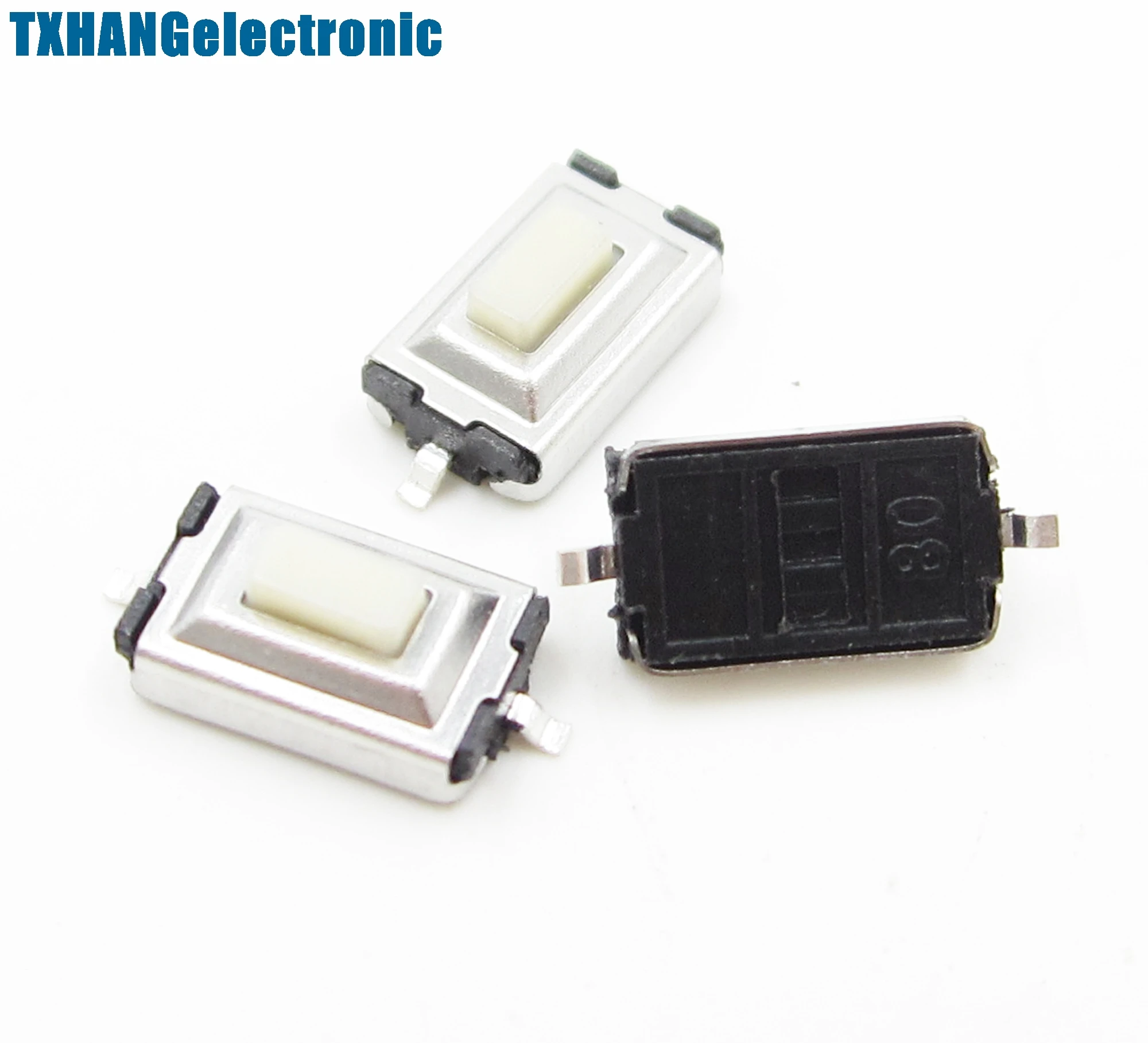 Details about   50PCS 3X6X2.5mm Tactile Push Button Switch Tact Switch Micro Switch 2-Pin SMD 