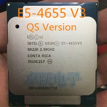 QS версия E5-4655 V3 Intel Xeon E5-4655V3 2,90 ГГц 6-ядерный 30 Мб LGA2011-3 E5 4655 V3 процессор