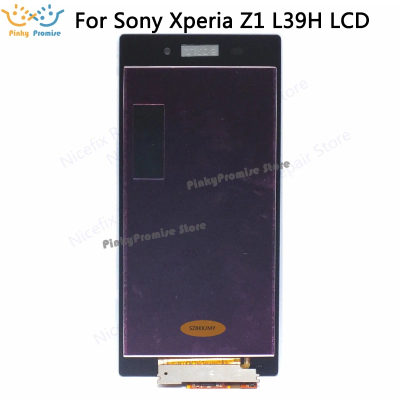 ЖК-дисплей 5 0 дюйма для SONY Xperia Z1 черный белый сенсорный экран дигитайзер L39H C6902 C6903