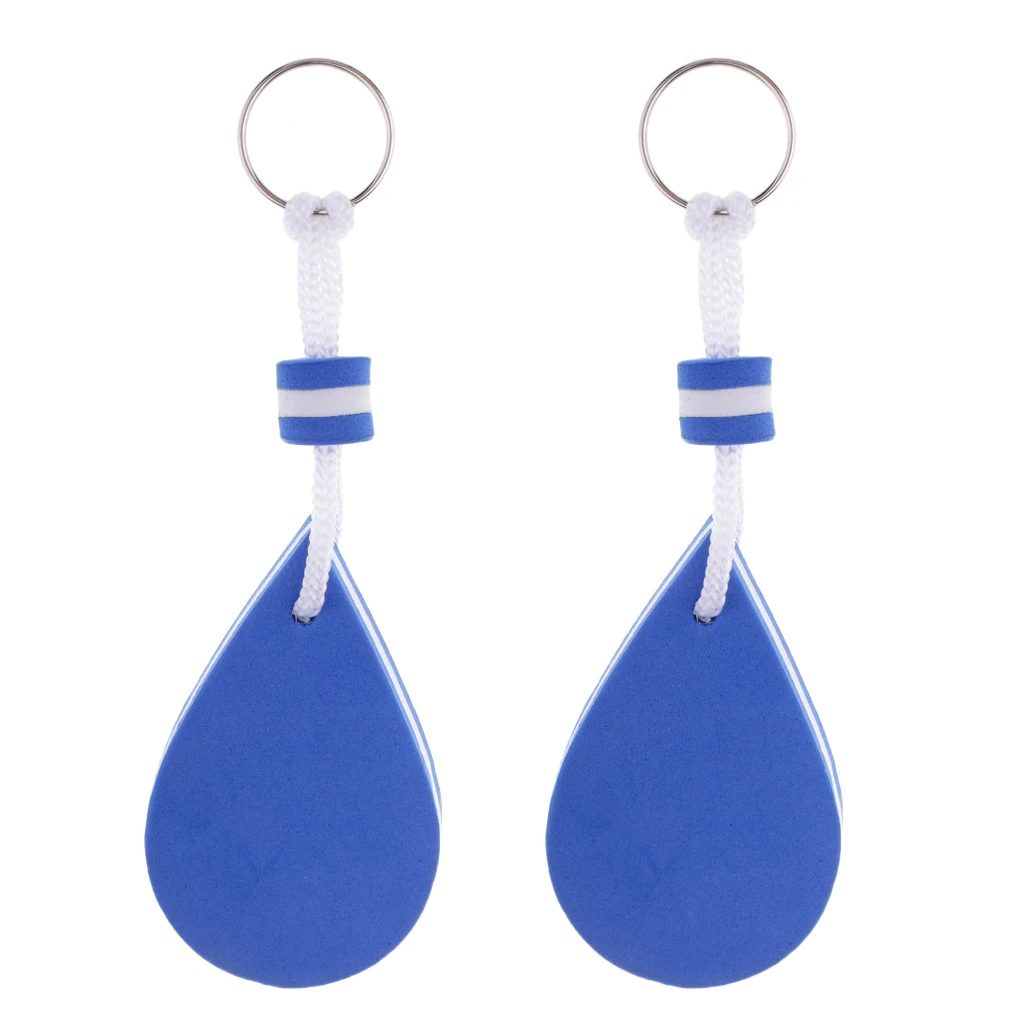 2 Pcs Sailing Floating Key Chain Boat Float Marine Keys Ring Holder Buoyant Floating Keychain Inflatable Boats Accessories