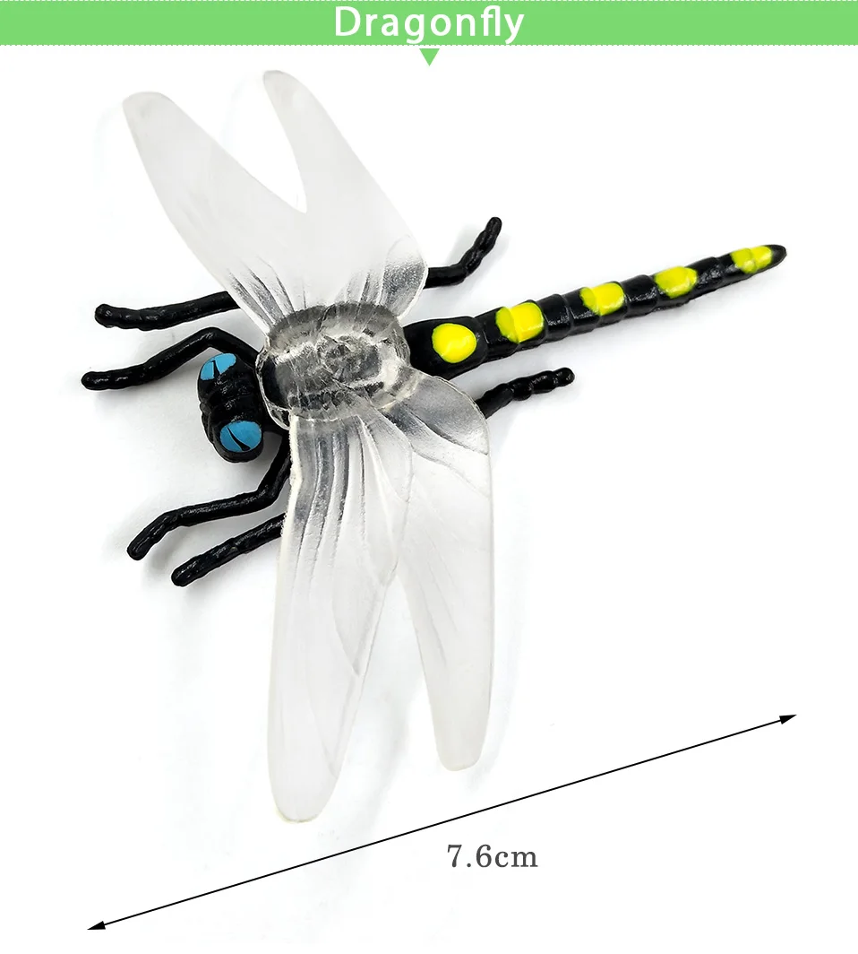 12 шт. модель животного насекомых фигурка Стрекоза Жук паук муравей Кузнечик Mantis таракан крикет Горячая игрушка набор для детей