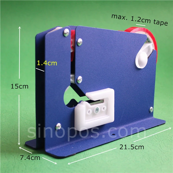 Металлический дом мешок конус с триммером, супермаркет магазин мешок шейный герметик резак сверхмощная Упаковка Сумка крепеж ленты диспенсер