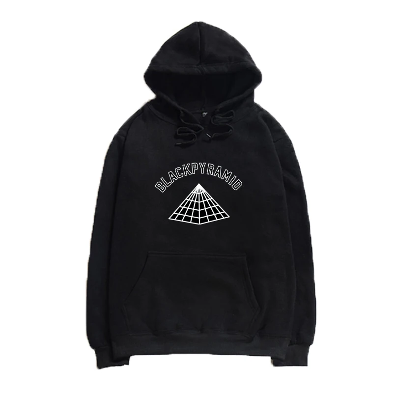 ONE A CAKE Mens Hoodies/Sweatshirts BLACK PYRAMID Oversized for Autumn Winter Hip Hop Men Winter Hoodies Justin Bieber Stranger