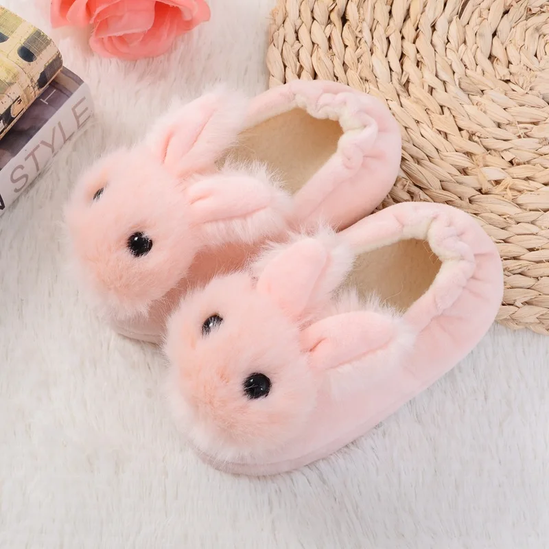 Kocotree Children Cotton Shoes Kids Home Slippers Boys And Girls Baby Cute Rabbit Ears Plush Ball Thickening Warm Indoor Shoes Kocotree Children Cotton Shoes Kids Home Slippers Boys And Girls Baby Cute Rabbit Ears Plush Ball Thickening Warm Indoor Shoes