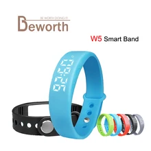 Smart Band W5 usb браслет 3D Шагомер сна трекер термометр Браслет фитнес-трекер калорий Спорт SmartBand часы V07