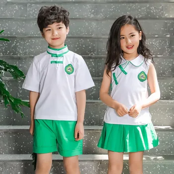 

Student's School Uniform Children's Festival Skirt School Japanese Style School Girl Skirt Cheerleadeer Uniform