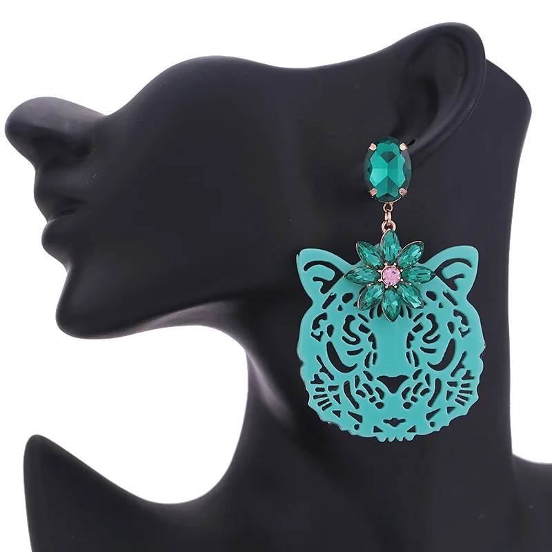 Sehuoran oorbellen Crystral Resin Drop Earrings For Women Earings Fashion Jewelry (14)