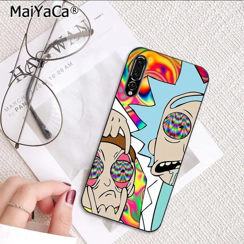MaiYaCa Rick And Morty черный телефон чехол для Huawei P10 P20 LIte Mate20 Mate10 Lite P20Pro Honor10 9 Lite Honor8X