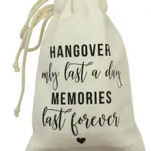 Пользовательские воспоминания последний девичник похмелье свадебный душ восстановление выживания комплект подарок на свадьбу сумки вечерние мешки для конфет