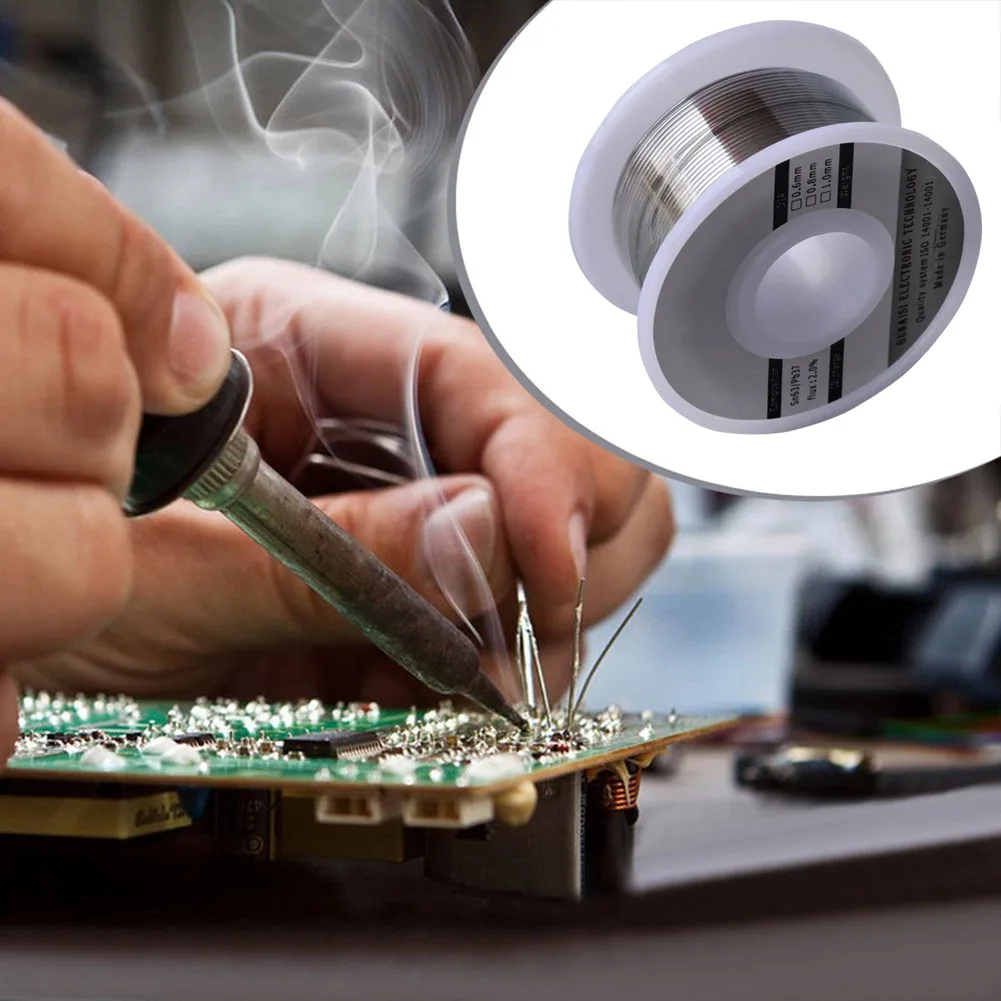Solder Wire Roll Tin Lead Melt Rosin Core Soldering Durable High Brightness Non-toxic ALI88