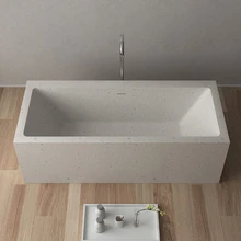 1800x800x580 мм кварц CUPC одобрение цветная Ванна овальная отдельно стоящая твердая поверхность камень ванна RS65117