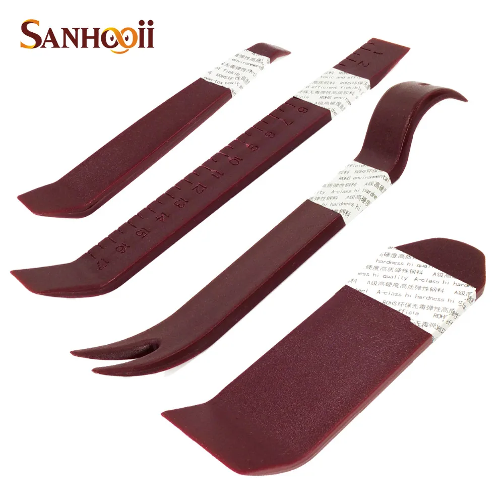 

Luxury Plastic Car Pry Repair Tool Kit Radio Door Clip Panel Trim Dash Audio Stereo Removal Repairing Set For BMW Audi Benz VW