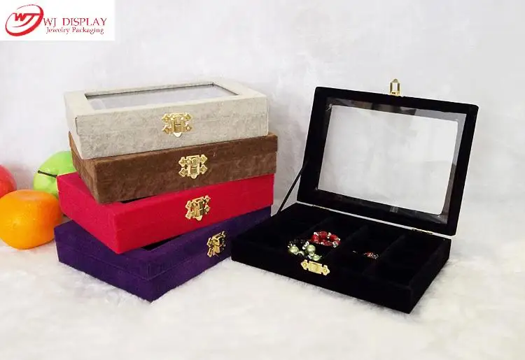 

Charm Jewelry Display Tray Bracelet Ring Earring Pendant Necklace Bead Diy Findings Storage Container Jars Box Case Organizer