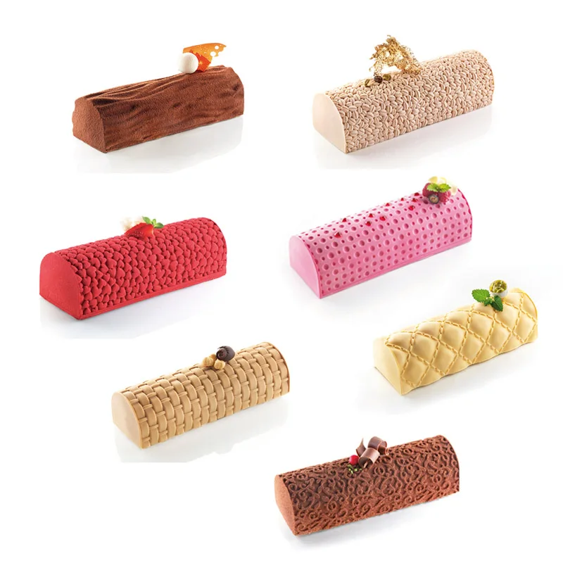 

Silicone Texture Mat For Cake Decoration Tool DIY Mousse Dessert Cake Molds Kitchen Baking Accessories