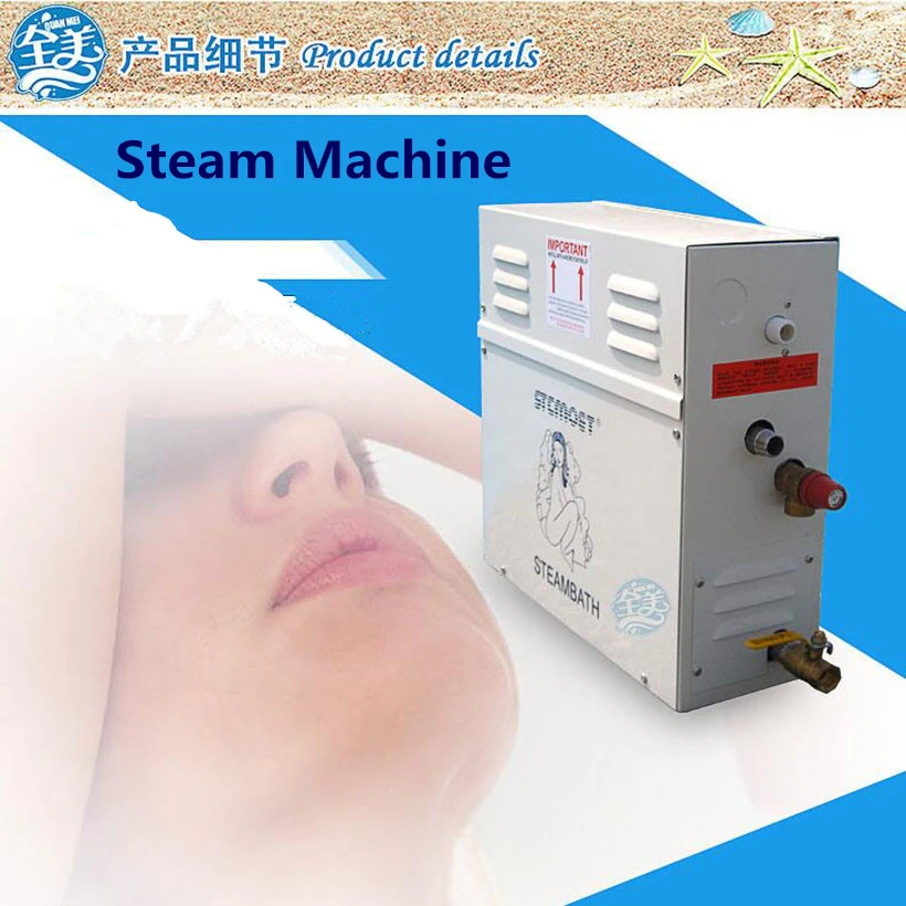 

6KW Household Steam Machine with Digital Control Panel 220-240V Steam Generator Sauna Dry stream Furnace Wet Steam Steamer