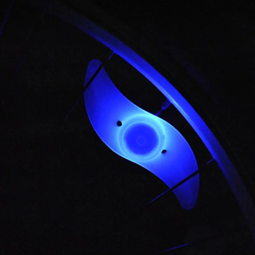 Discount Youthful Style Bike Spoke Wire Tire Tyre Wheel LED Bright Lamp Bicycle Cycling Accessories Professional Bike Light Flashlight 2