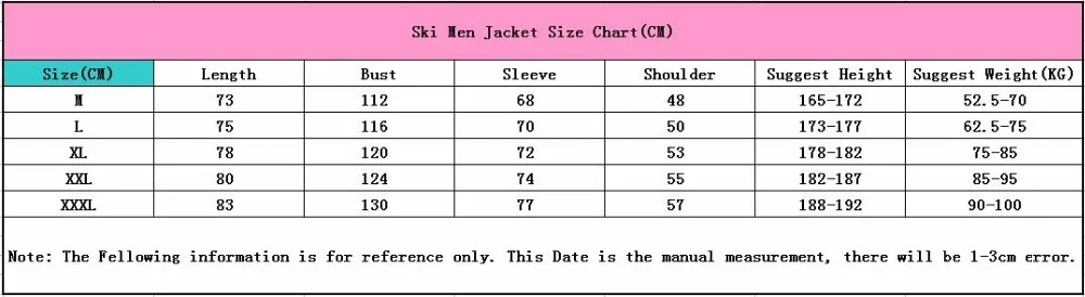 099 Men Jacket Size
