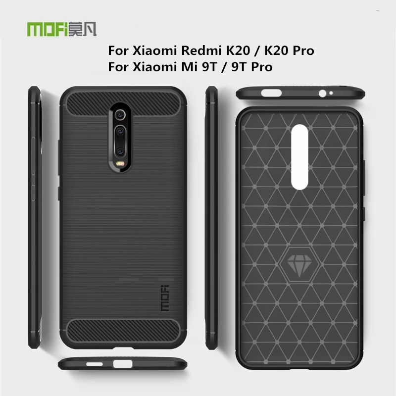 

MOFI For Redmi K20 /K20 Pro Case Silicone Cover Soft TPU Slim Phone Case For Xiaomi Mi 9T /9T Pro Back Cover Protective Shield