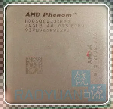 

AMD Phenom X3 8600 Triple-Core DeskTop 2.3GHz CPU HD8600WCJ3BGD HD860BWCJ3BGD Socket AM2+/940pin