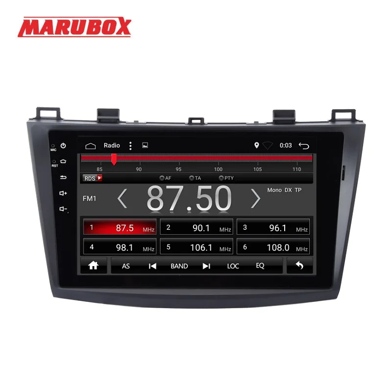 Best MARUBOX 9A702A4, Car multimedia player  For MAZDA3 2010 2011 2012,Android 7.1 2GB RAM,32GB ROM,1024*600 HD 9" GPS Radio USB BT 1