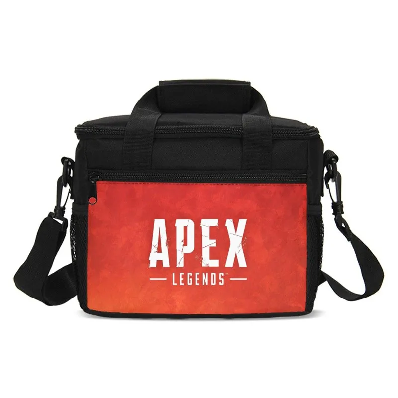 

Unisex Small Lunch Bags Fashion Apex Legends Letter 3D Printing Ice Bags Insulated Thermal Picnic Lunchbox Handbags Sac A Main