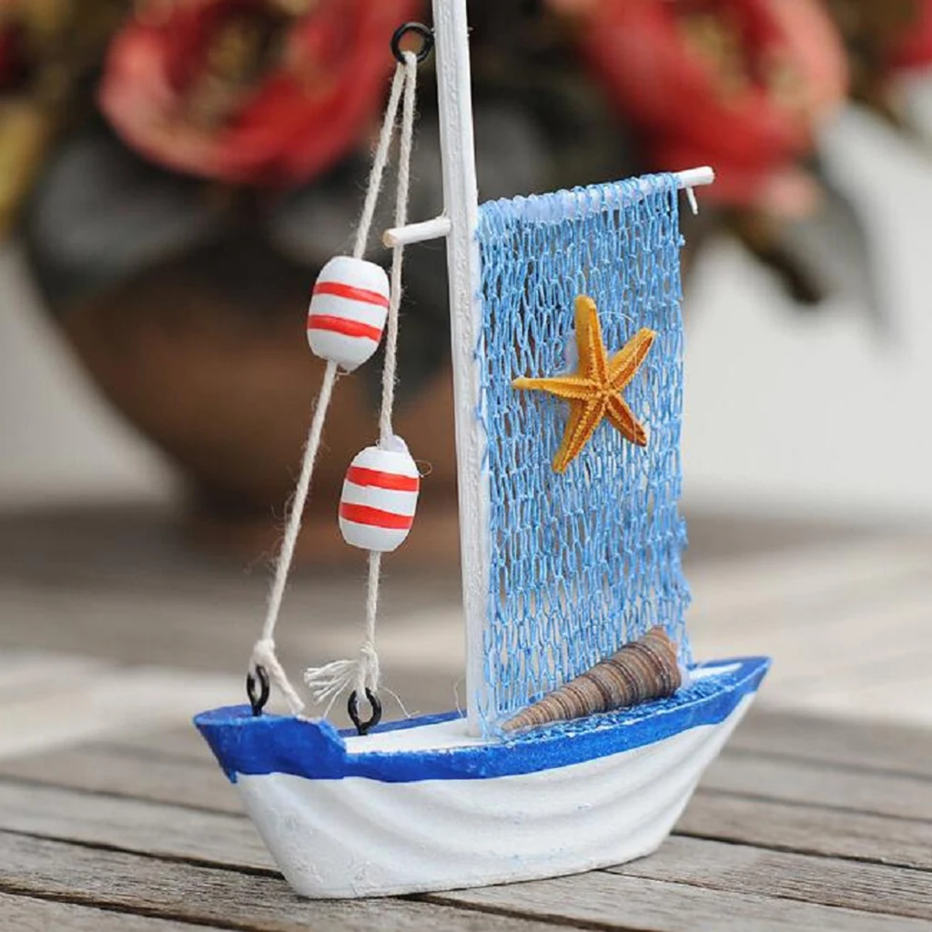 Mediterranean Nautical Tropical Fishing Net Sailing Decor Home Ornament #5