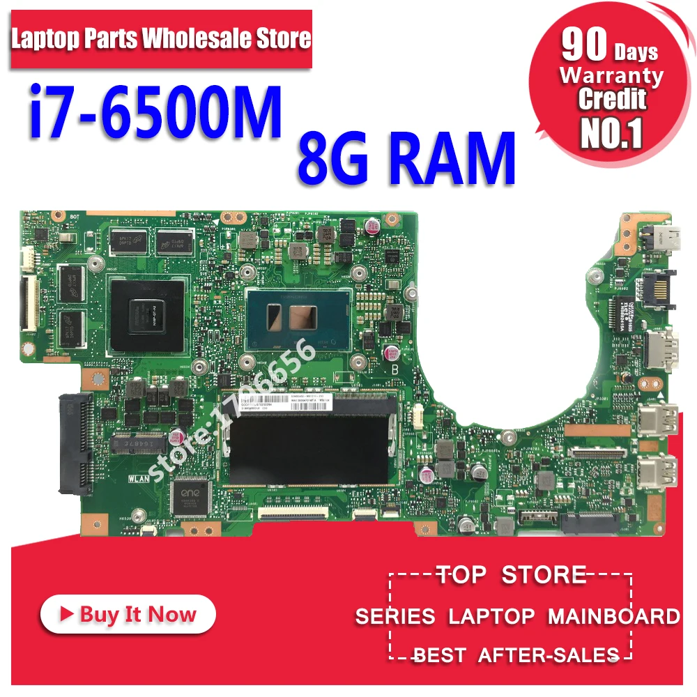  K501UX REV2.0 I7-6500 8GB RAM GT940M high configuration For ASUS K501UB K501U A501U V505U laptop mo
