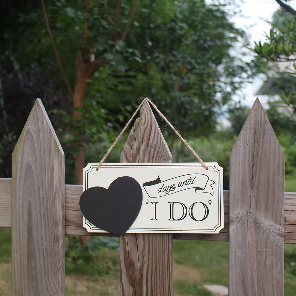 Chalkboard Decoration Supplies Mini Wooden Engagement Wedding Marriage Message Sign wedding plaque Chalk Board Party Decor#14/6