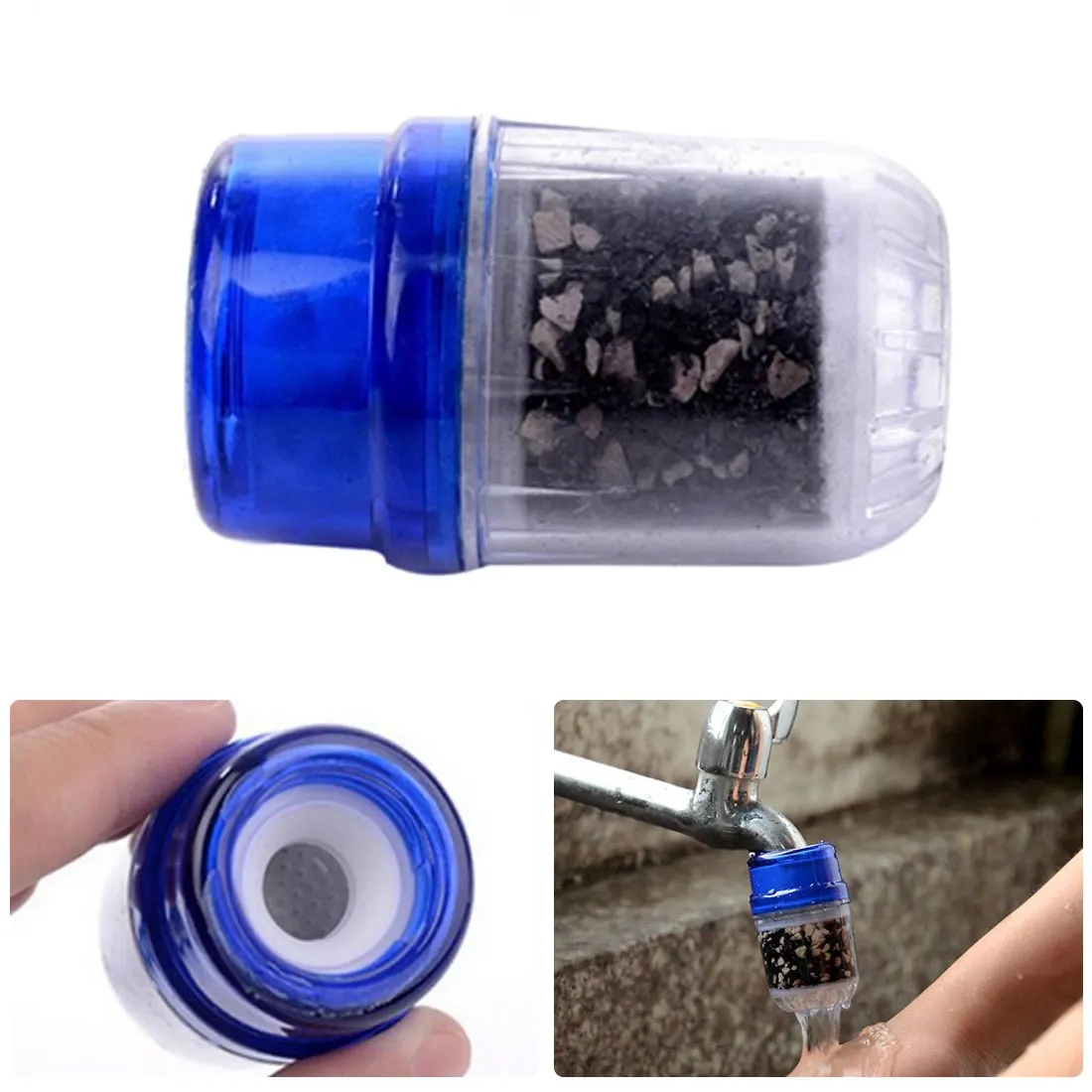 Household Faucet Tap Water Purifier Remove Rust Sediment Filtering Suspended Home Kitchen Activated Carbon Water Filter