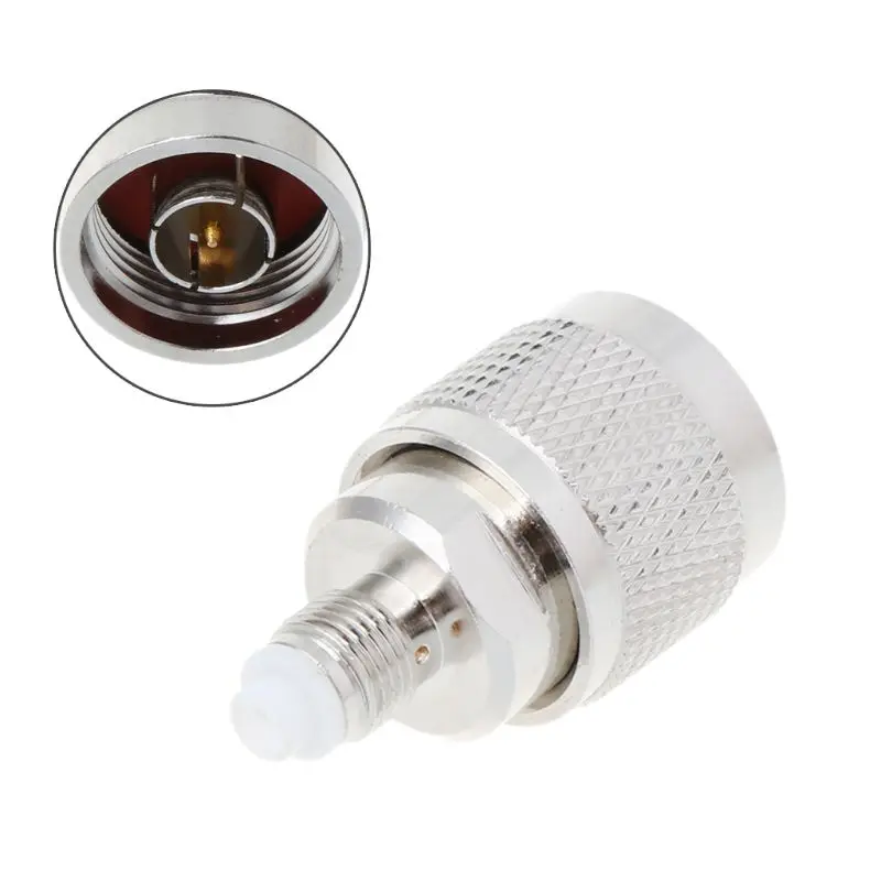 1Pcs FME Plug Male To F Female Jack RF Connector Straight M//F Adapter