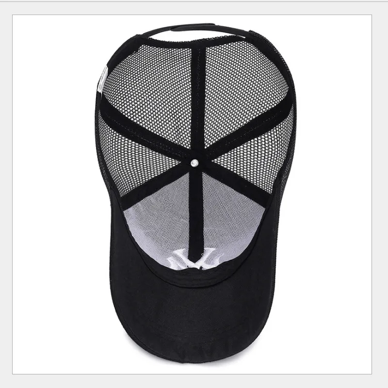 LCPEO мода лето, защита от солнца бейсбольная кепка мужская козырек Повседневная тонкая ткань с разрезом дышащая летняя шляпа