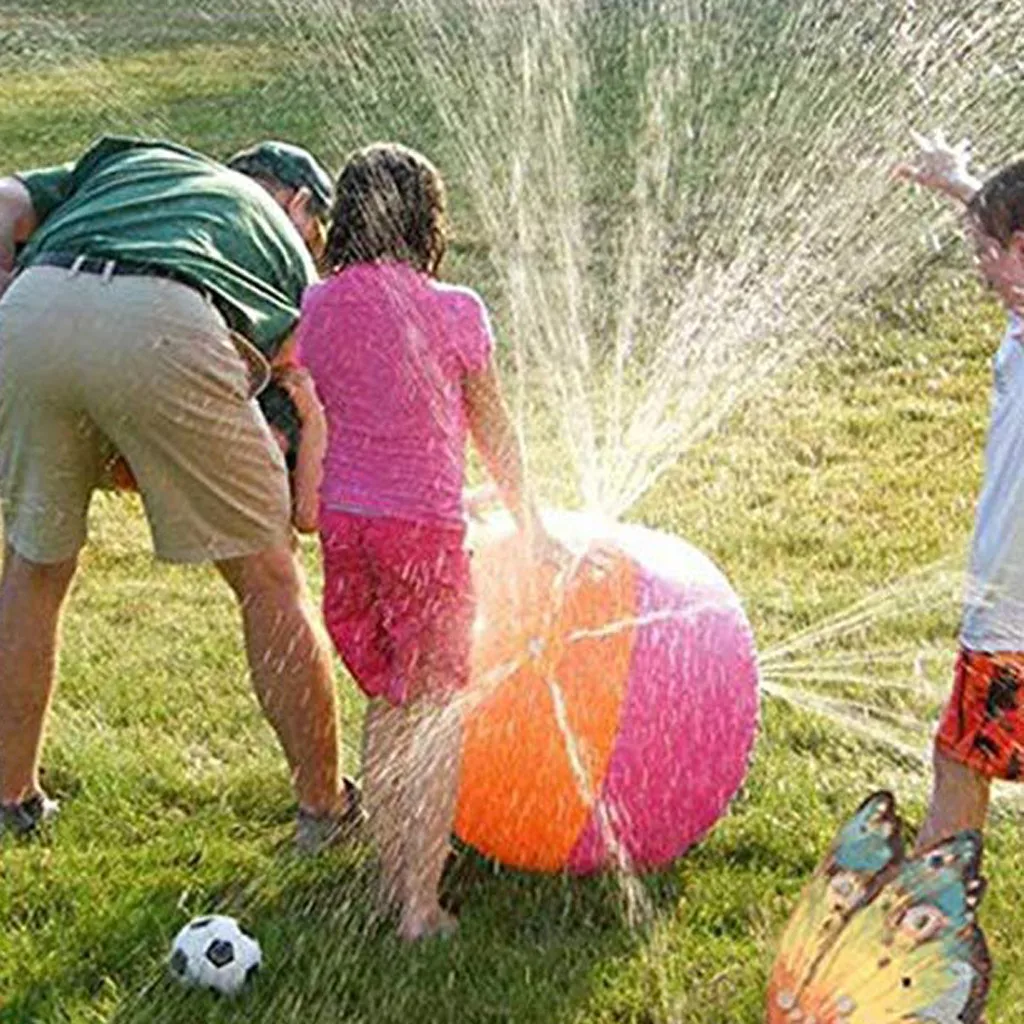 

Spray Ball 30in-Diameter Inflatable Sprinkler Water Ball Outdoor Fun Toys high quality holiday party game toys product toys