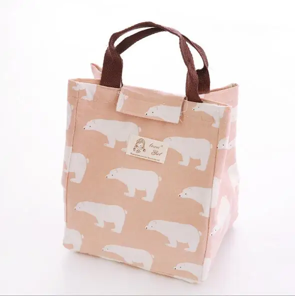 PQ447 Lunch box tote lunch box primary school students lunch bags lunch bag belt bag tote thermal insulation